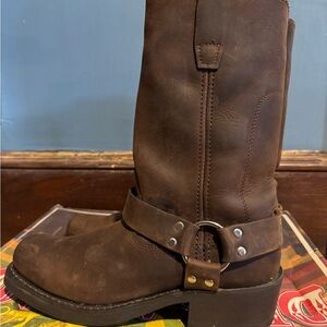 Durango Dark Brown Leather Boots Sz 8
